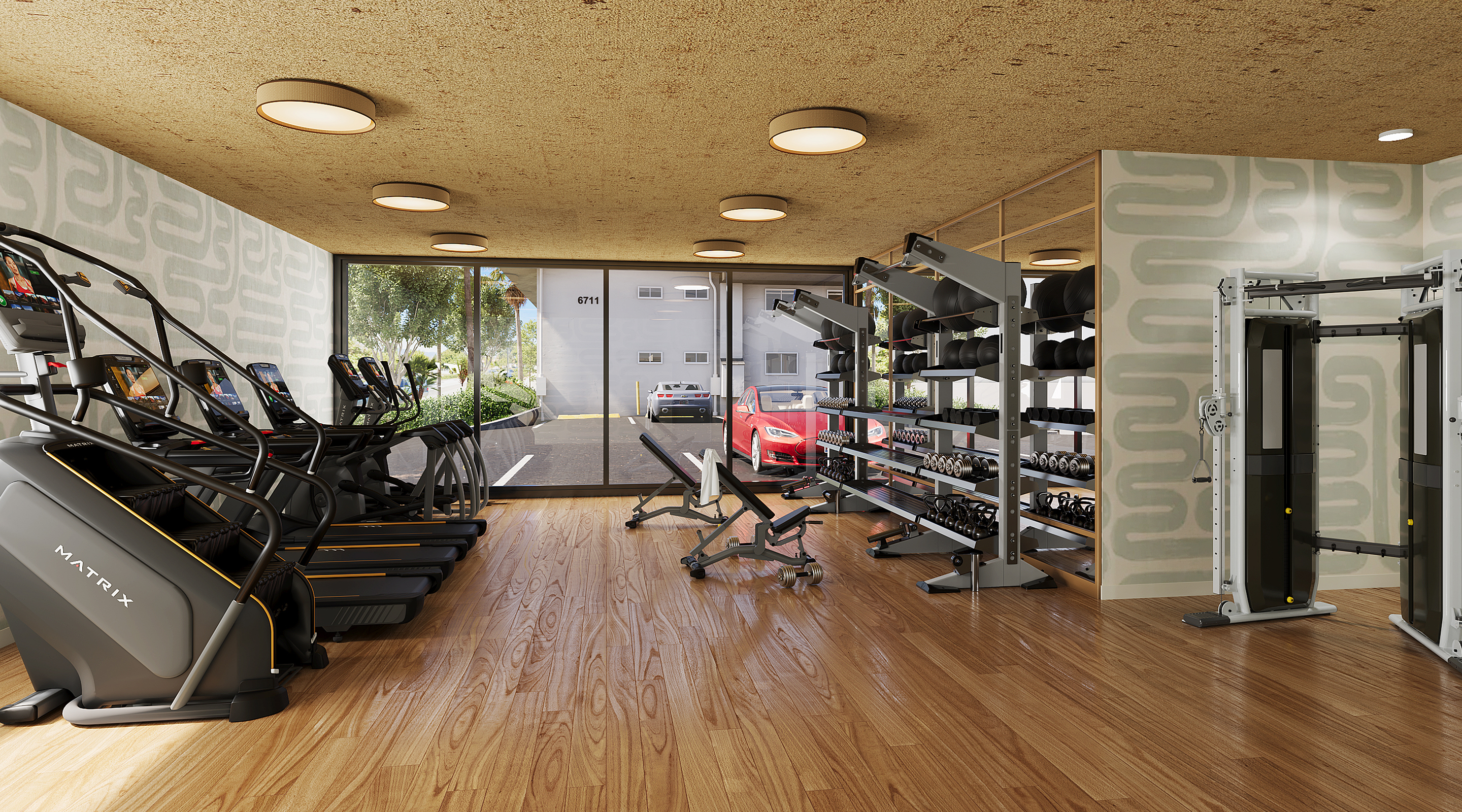 A state-of-the-art fitness center